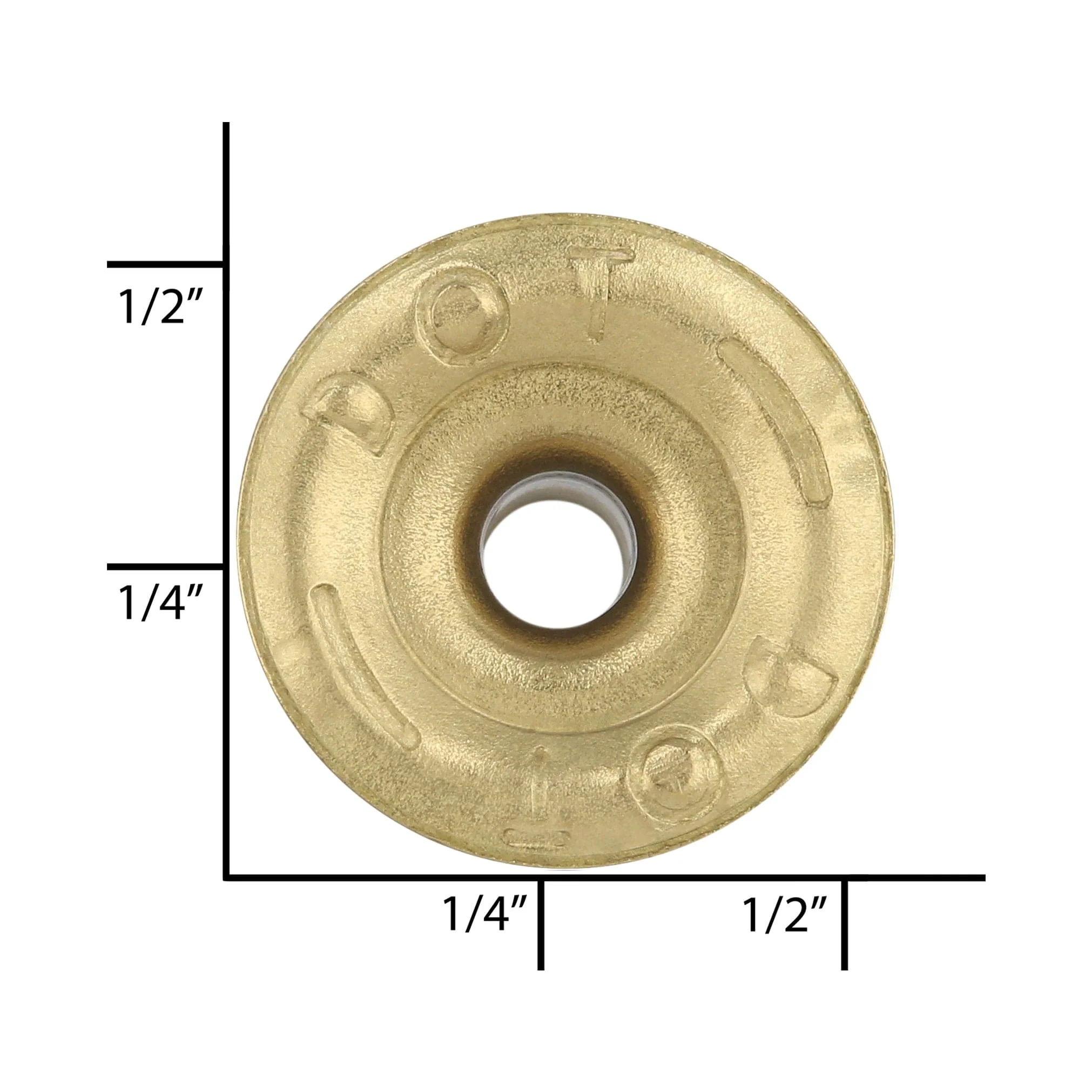 DOT® Durable™ Line 24 Brass Long Post, Solid Brass - Image 4