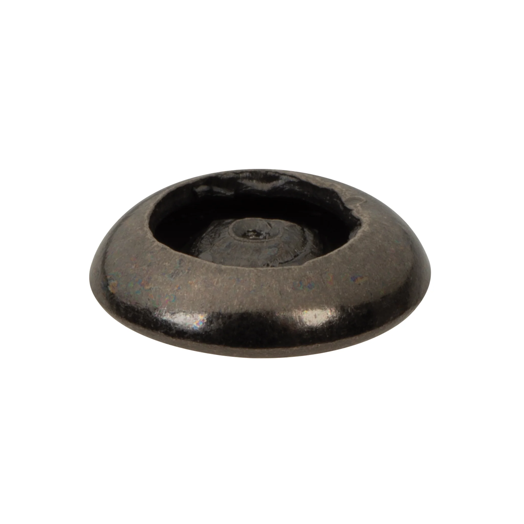 7/16" Antique Silver, Rivet Cap, Steel - Image 2