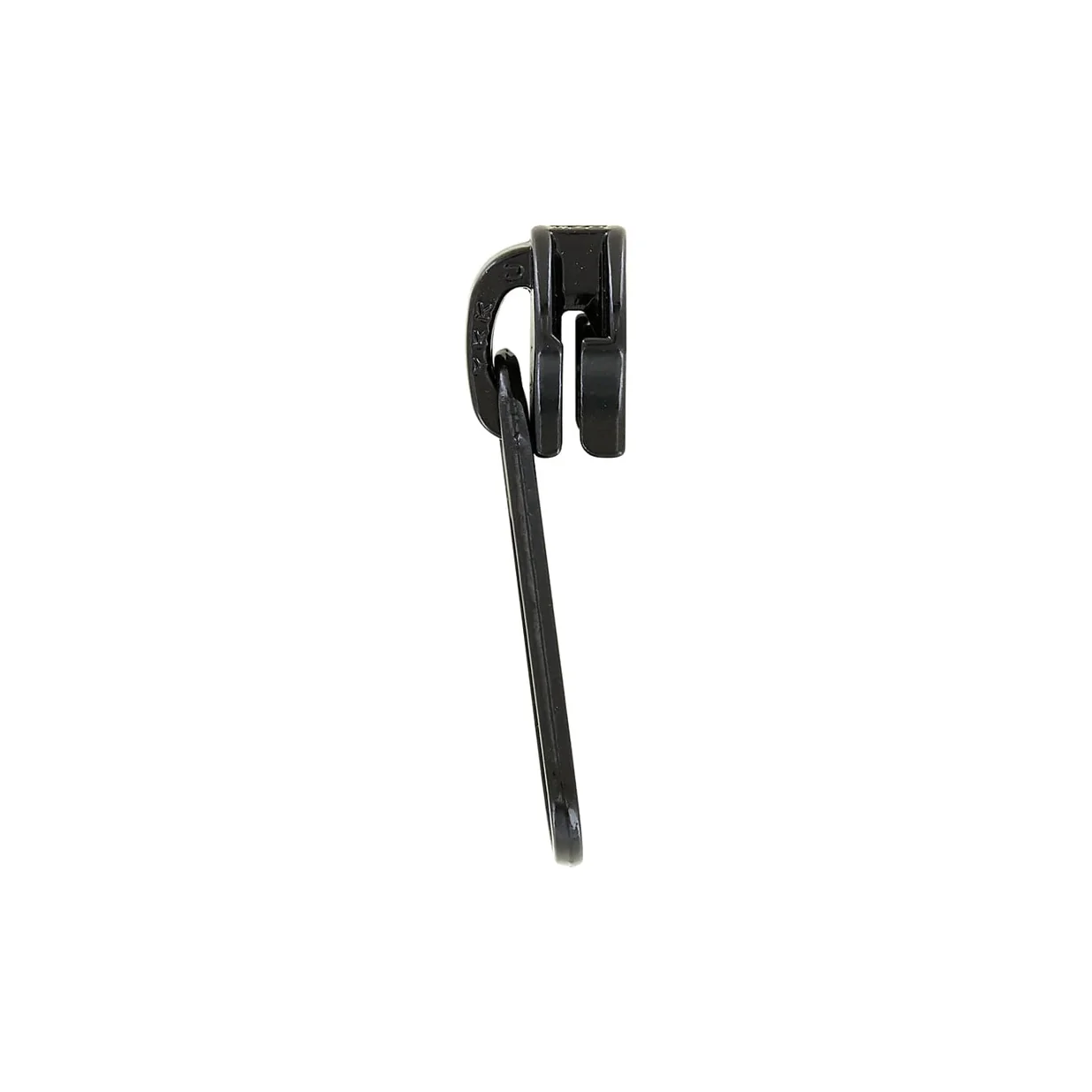 #5 Black, Coil, YKK Invisible Non-Lock Zipper Slider, Zinc Alloy, #5CN-8-BLK - Image 3