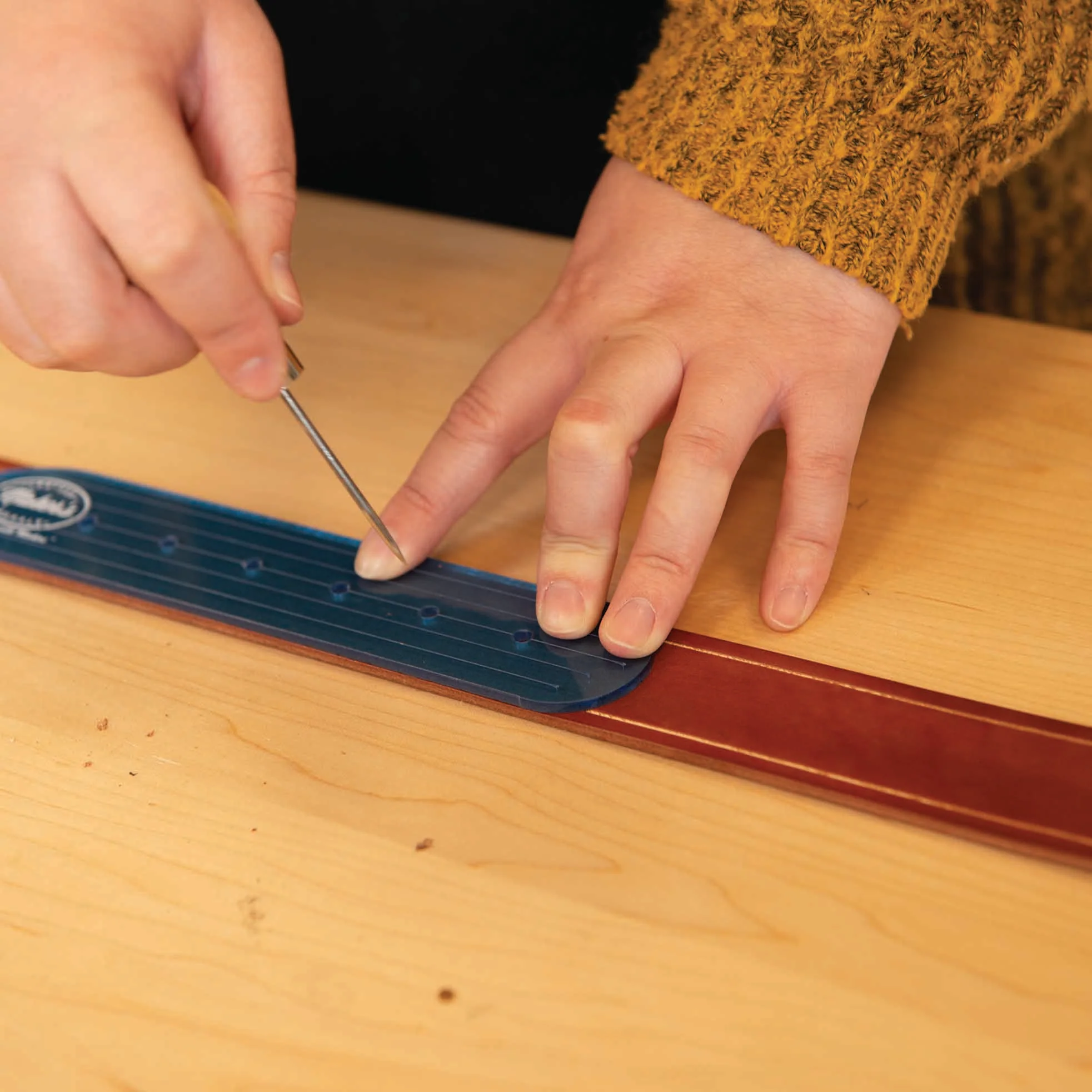 Belt End Template Set by Maker's Leather Supply - Image 5