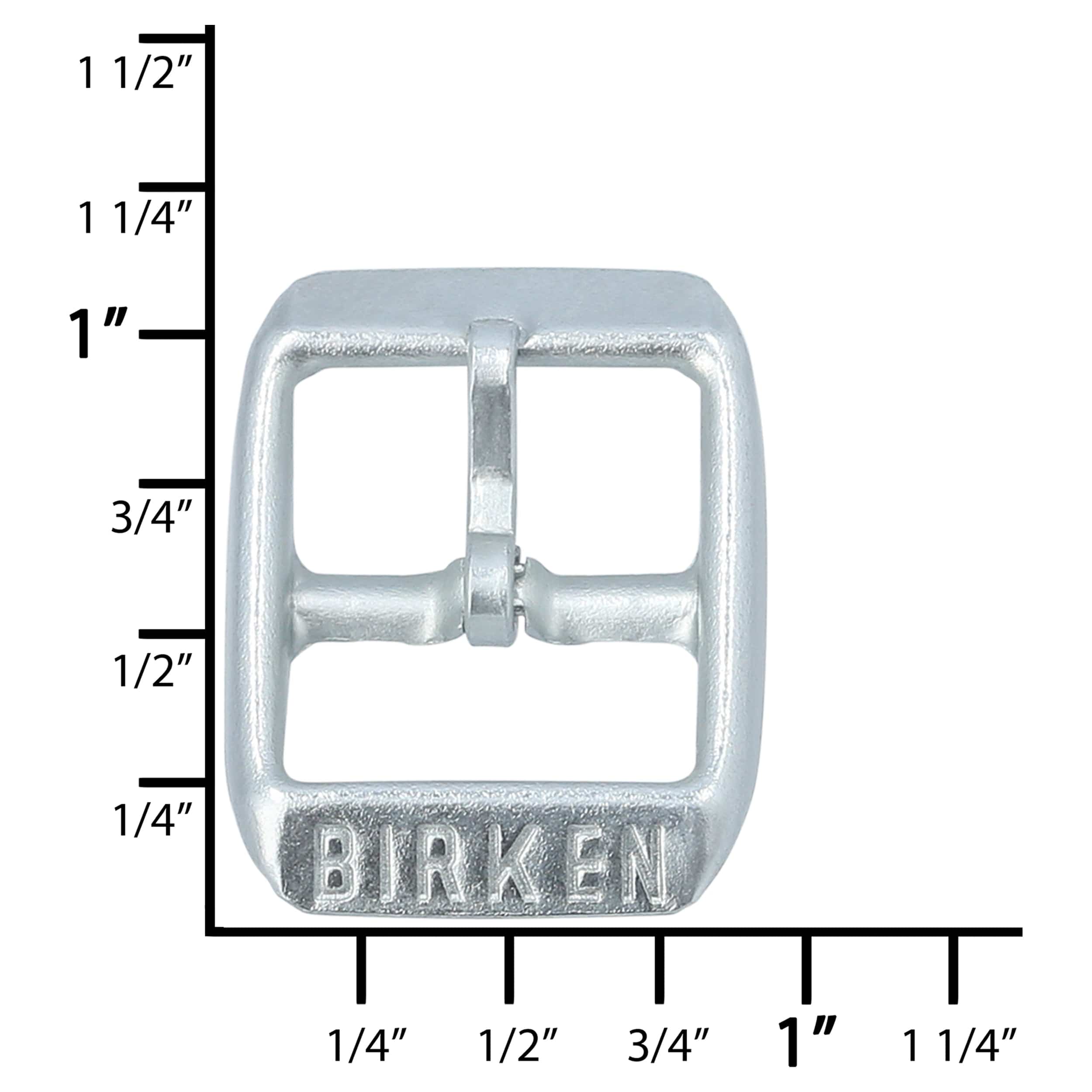 16mm Silver, Birkenstock Buckle, Steel - Image 4