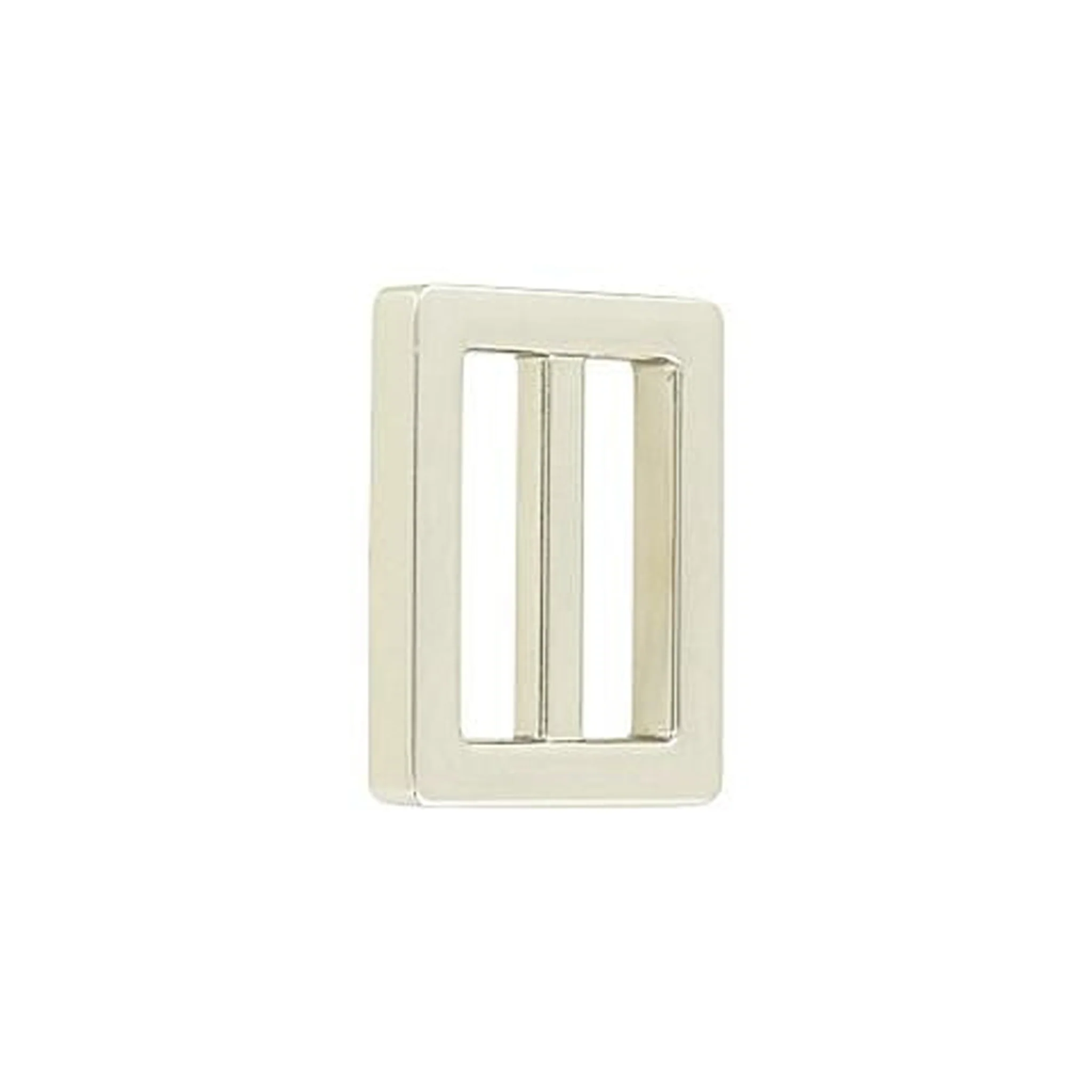 1" Nickel, Cast Strap Tri Glide Slider, Zinc Alloy - Image 3
