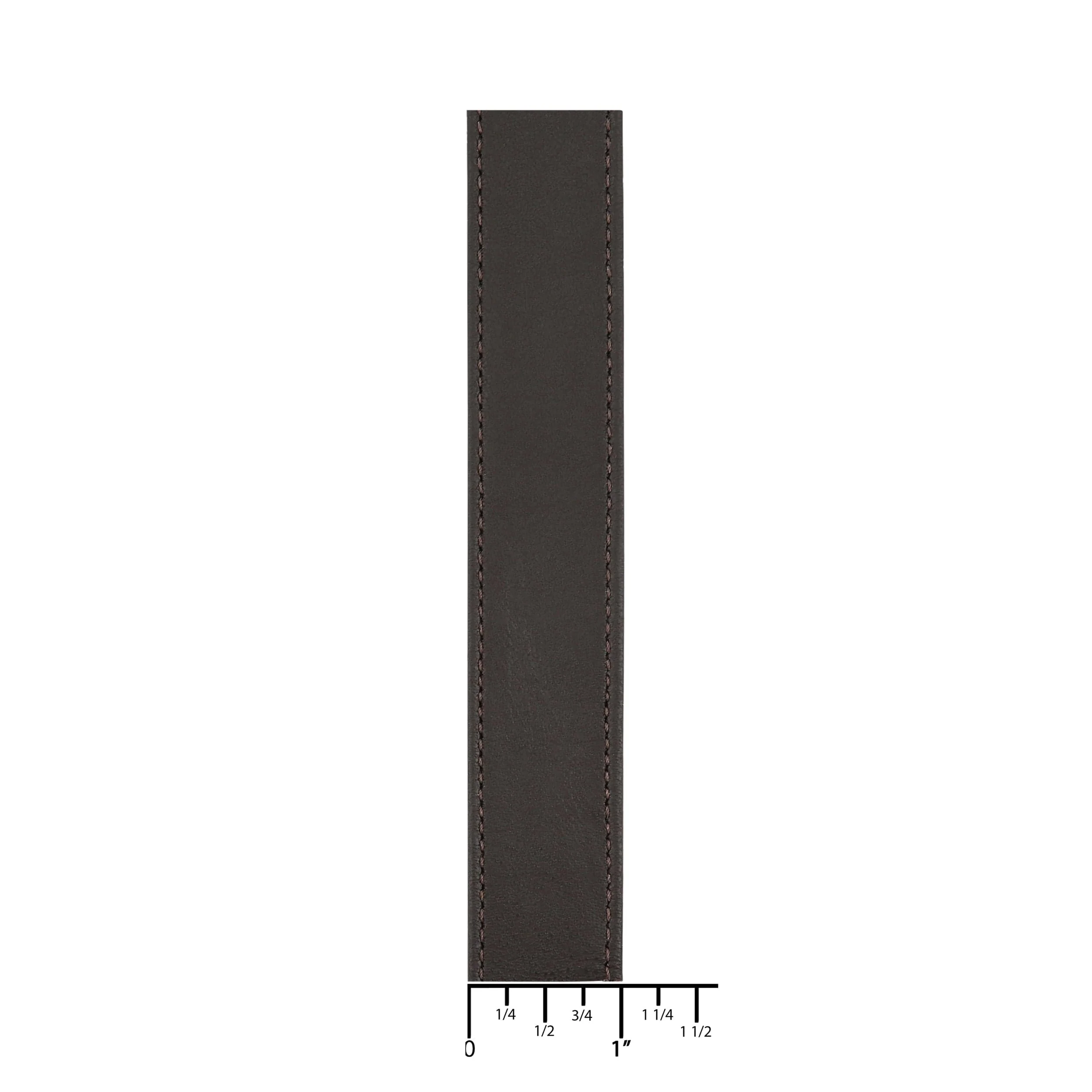 1" Dark Brown, Leather Strapping, Leather - Image 3