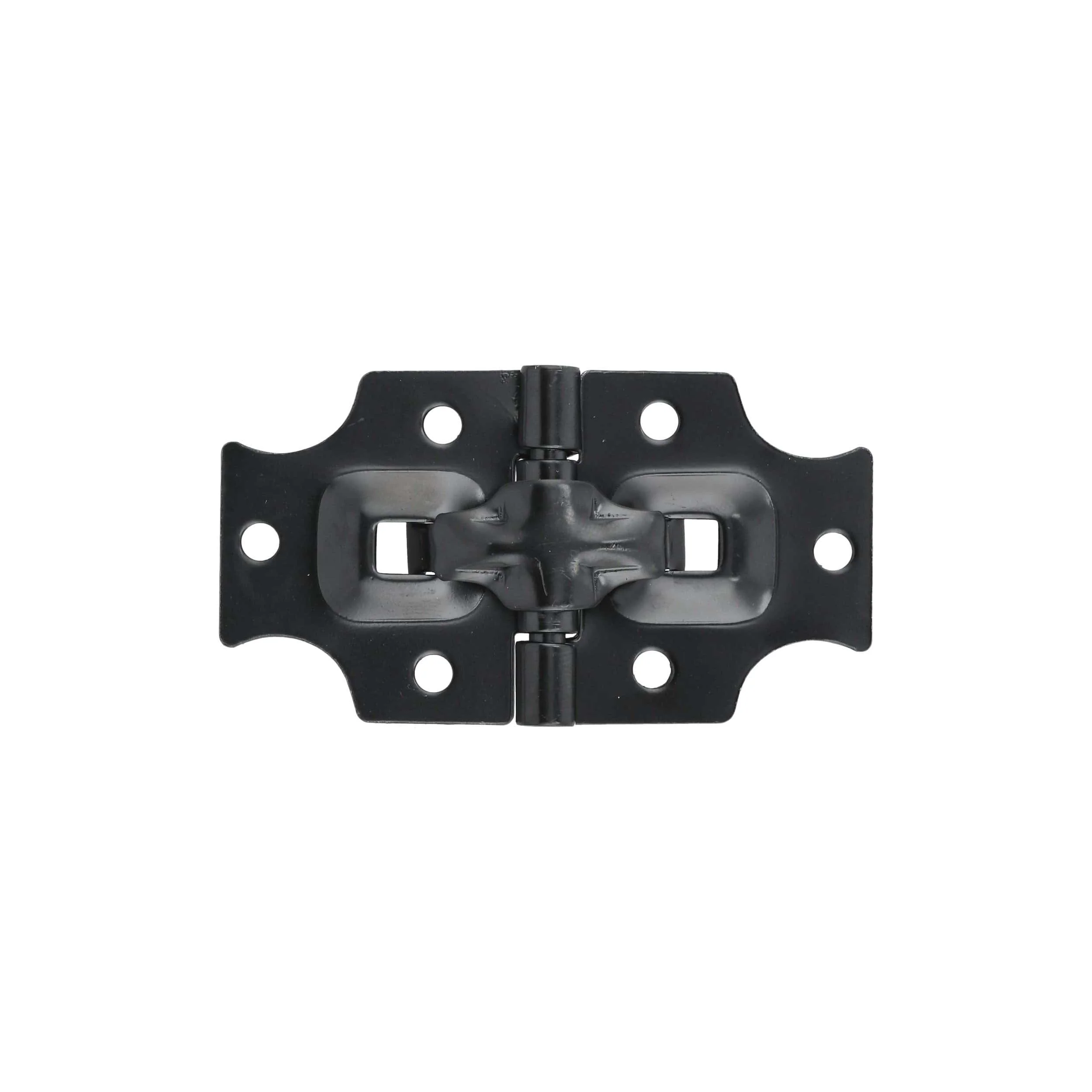 1 1/2" Black, Stop Hinge Plate, Steel