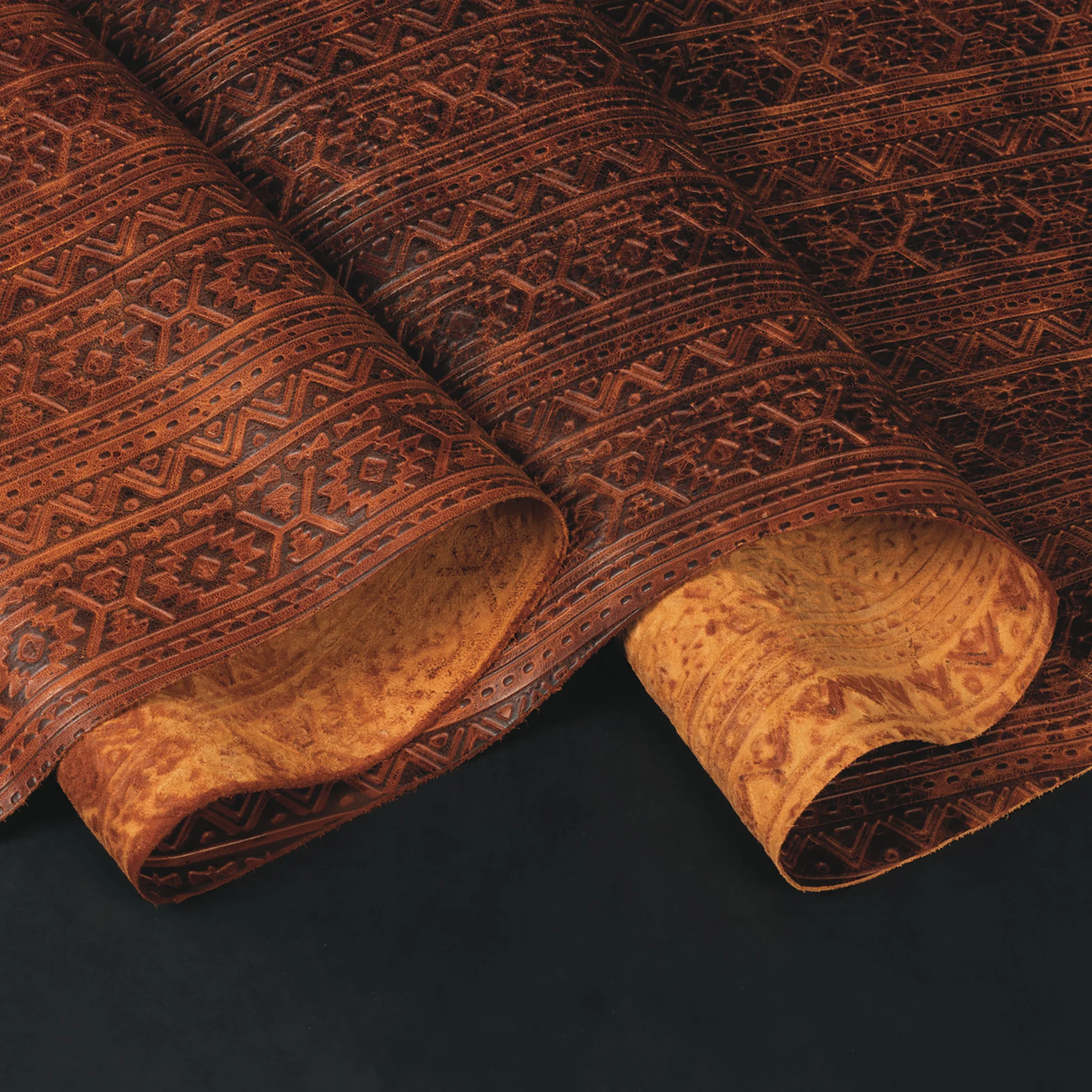 Embossed Leather, 2-3 oz., Southwest - Image 4