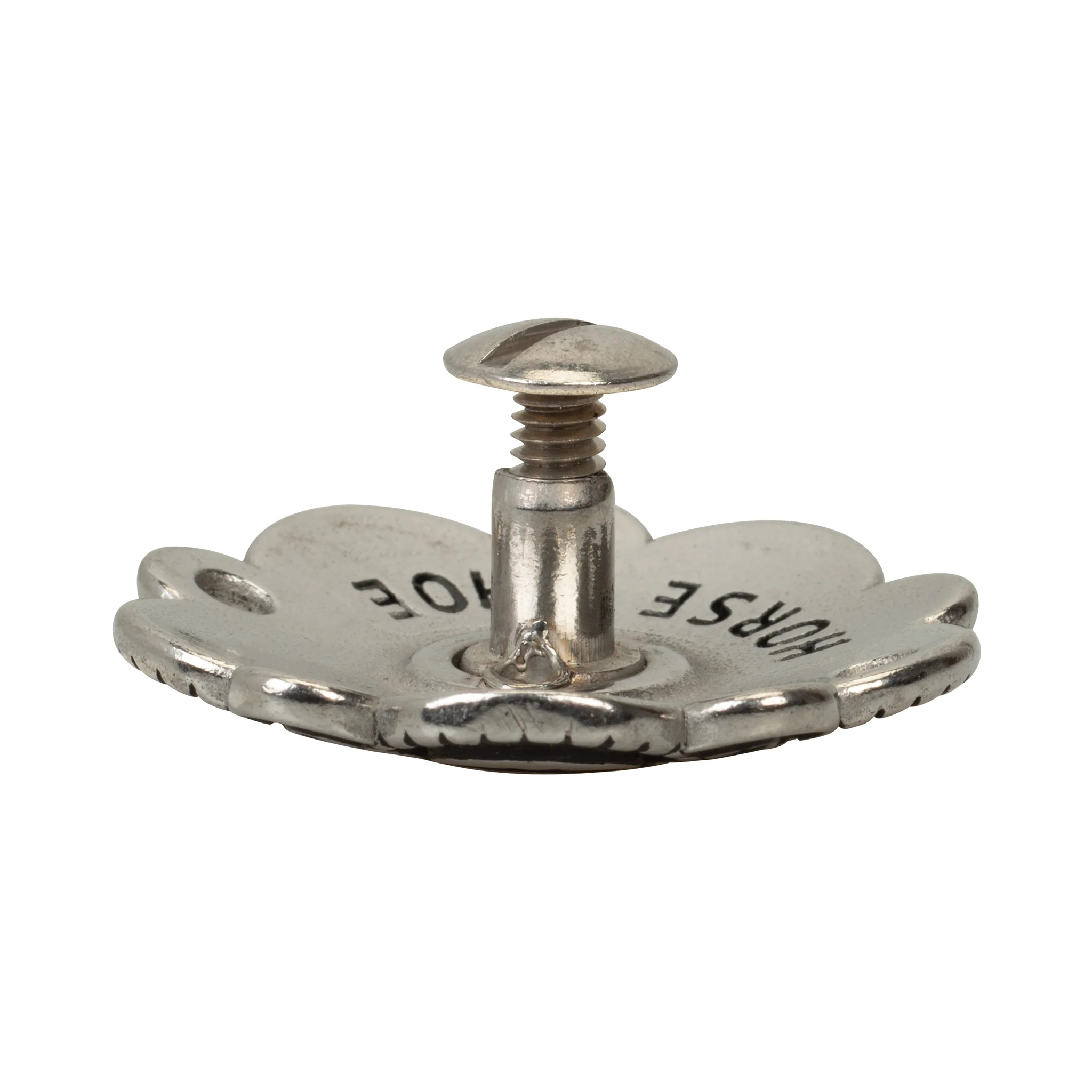 Jeremiah Watt Floral Star Concho, 1-1/2" with screw - Image 2