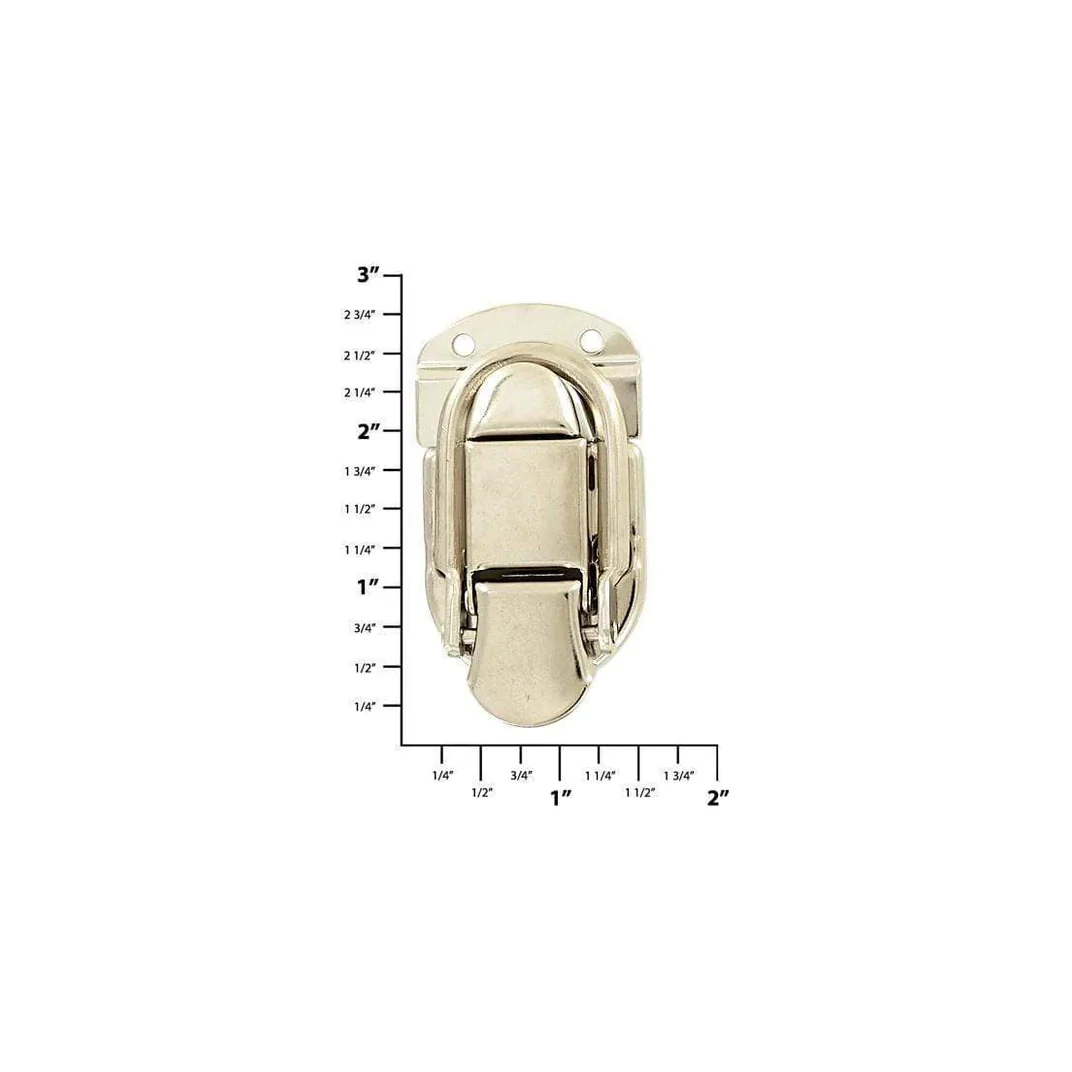2 3/8" Nickel, Drawbolt Catch, Steel - Image 2