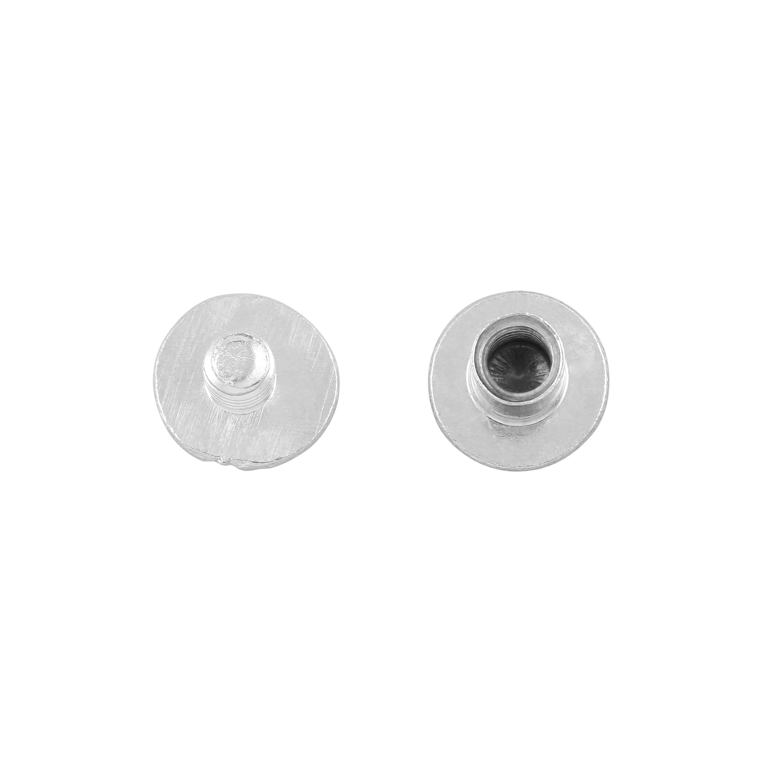 1/4" Nickel, Chicago Screw, Solid Brass PK10 - Image 4