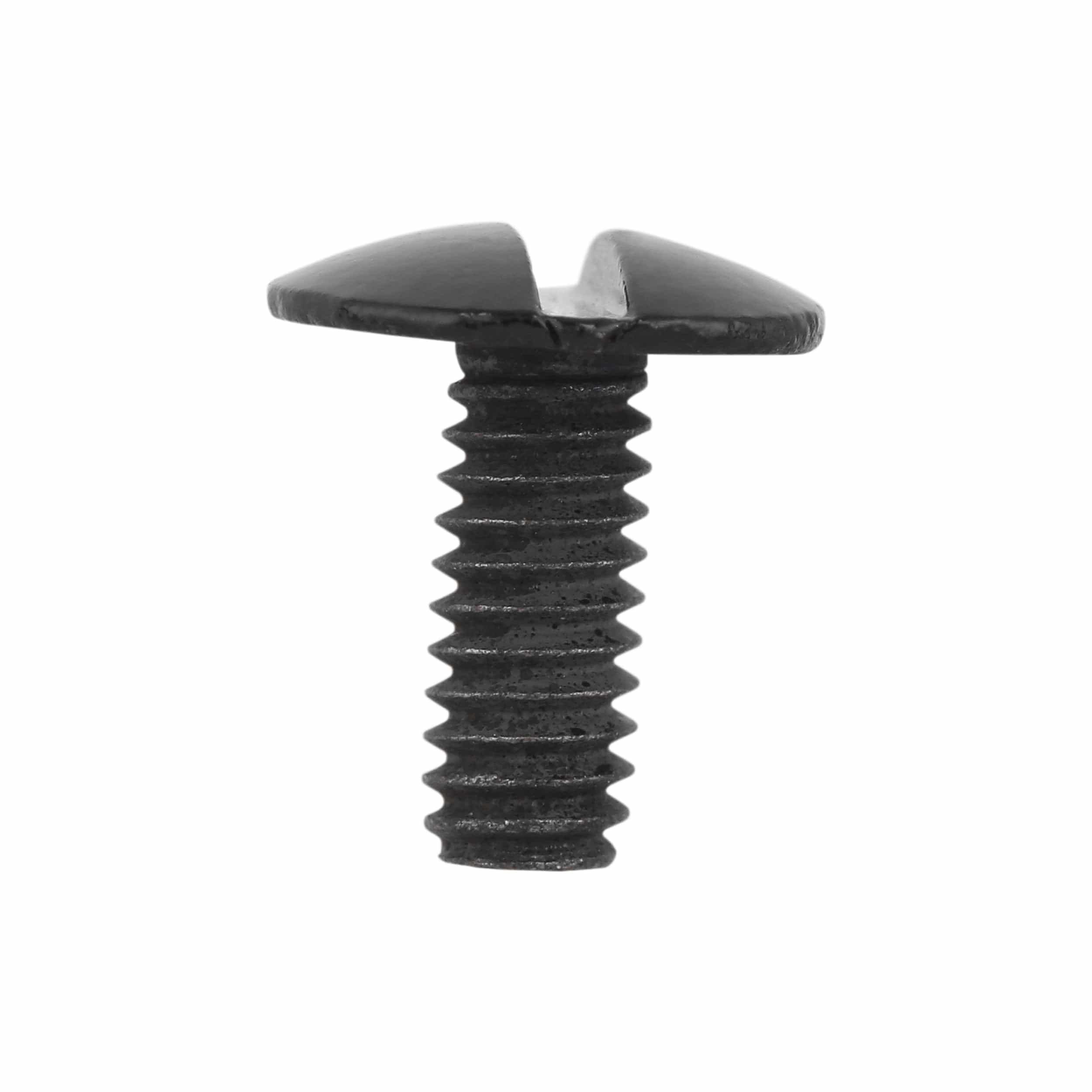 3/8" Glossy Black, Chicago Screw Only, Solid Brass PK10