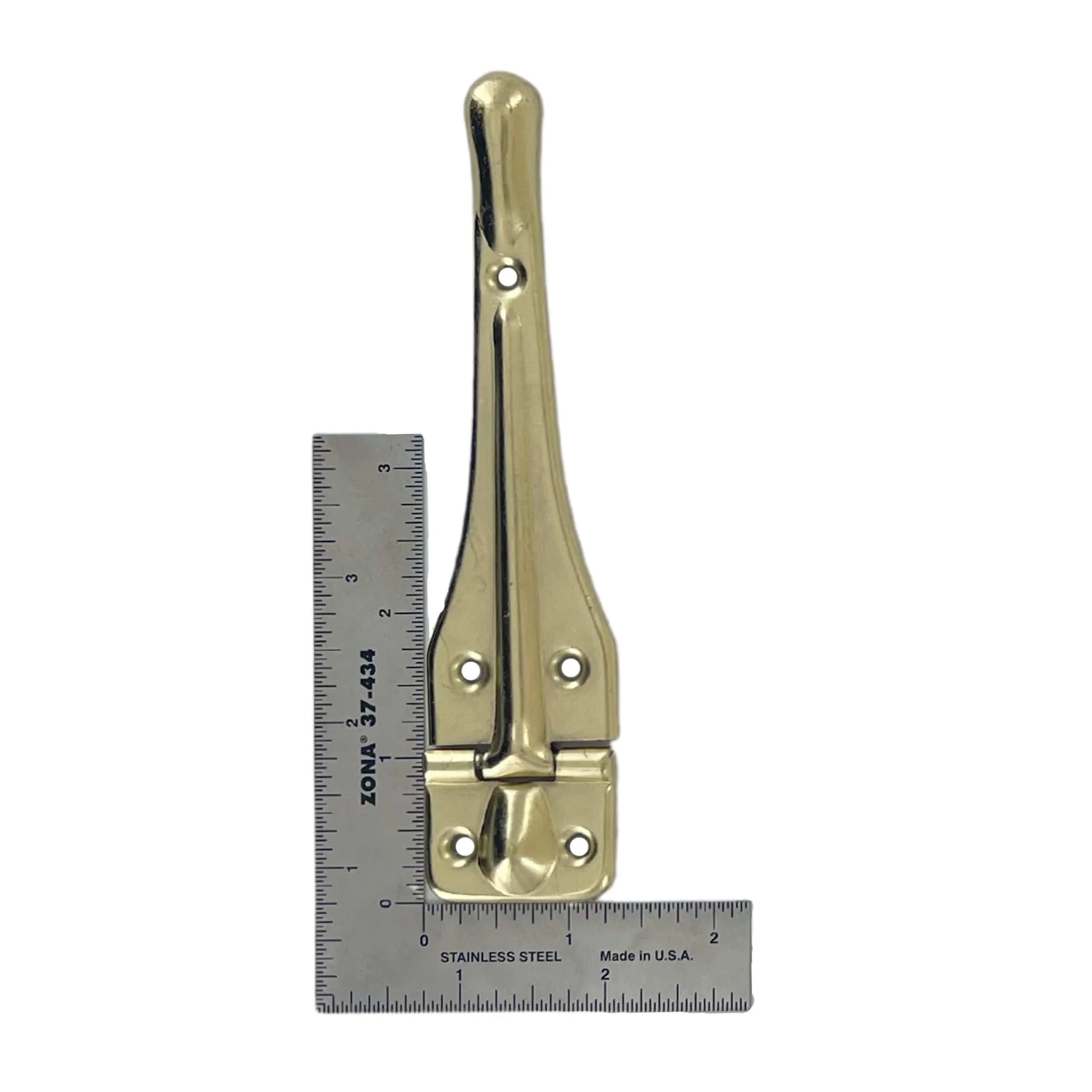 5 1/2" Brass, Plated Hinge, Zinc Alloy - Image 3