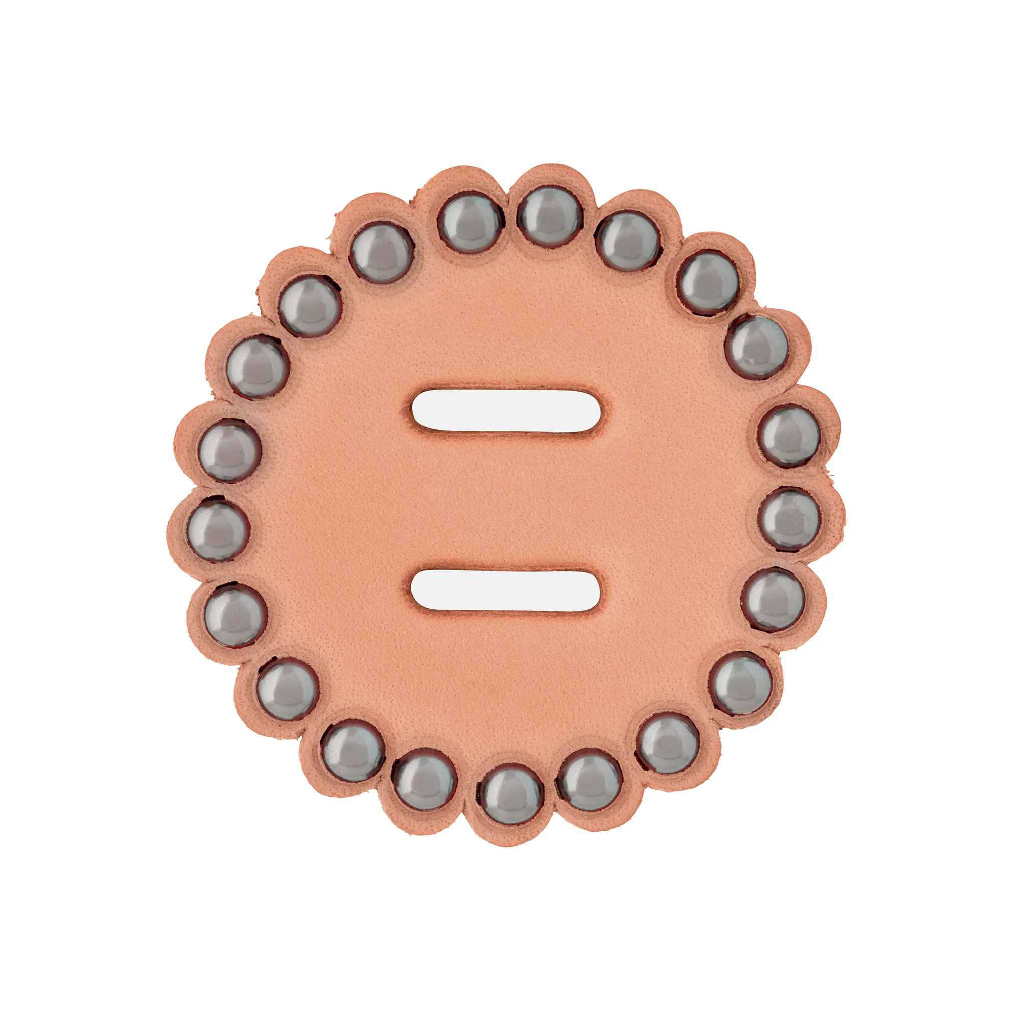 Leather Concho 2" With Spots and Slots