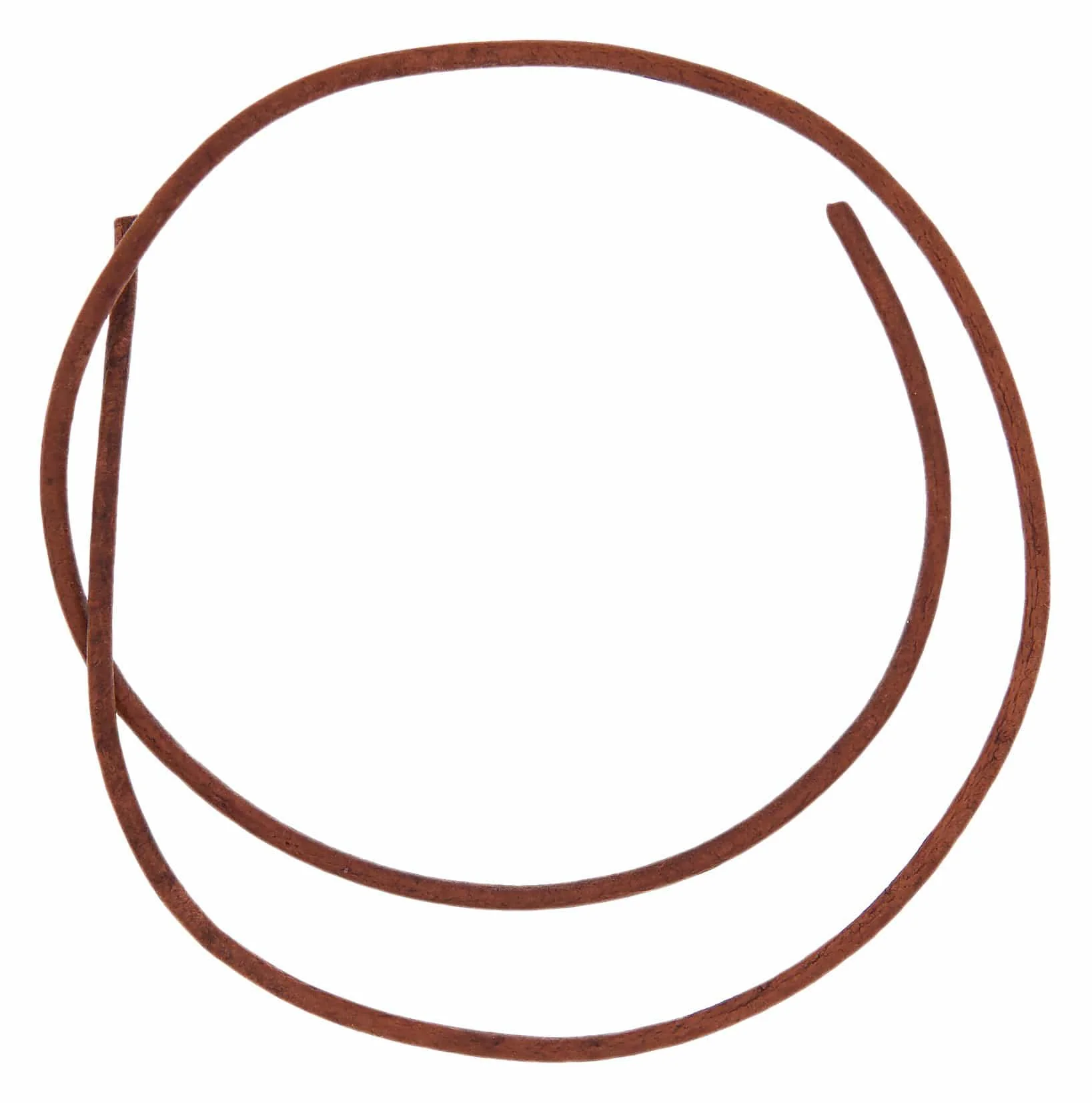 1/16" (1.5mm) Light Brown, Round Cord, Leather