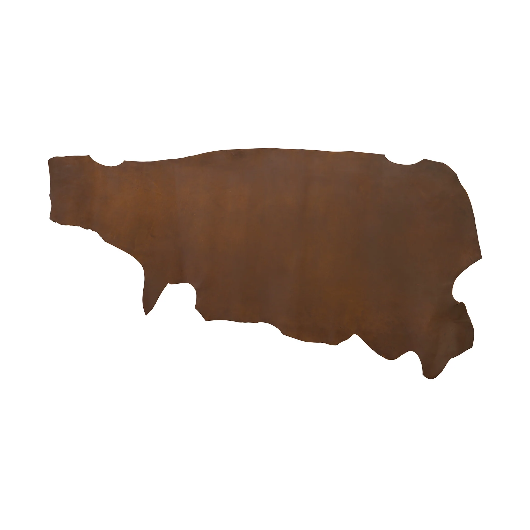 Matte Chrome Tanned Water Buffalo Leather, 5-6 oz., Bark Brown - Image 3