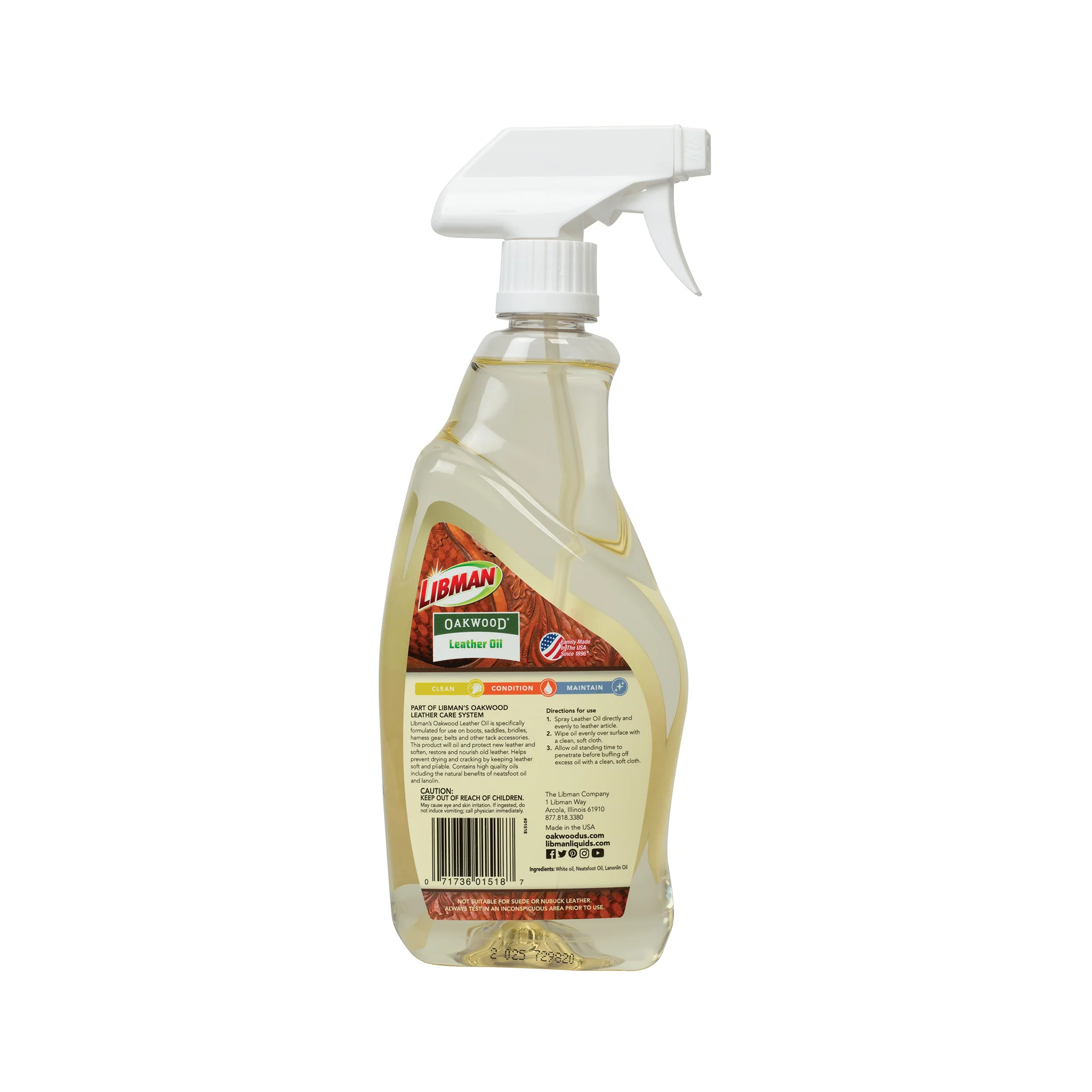 Oakwood Leather Oil Spray, 23 oz. - Image 2
