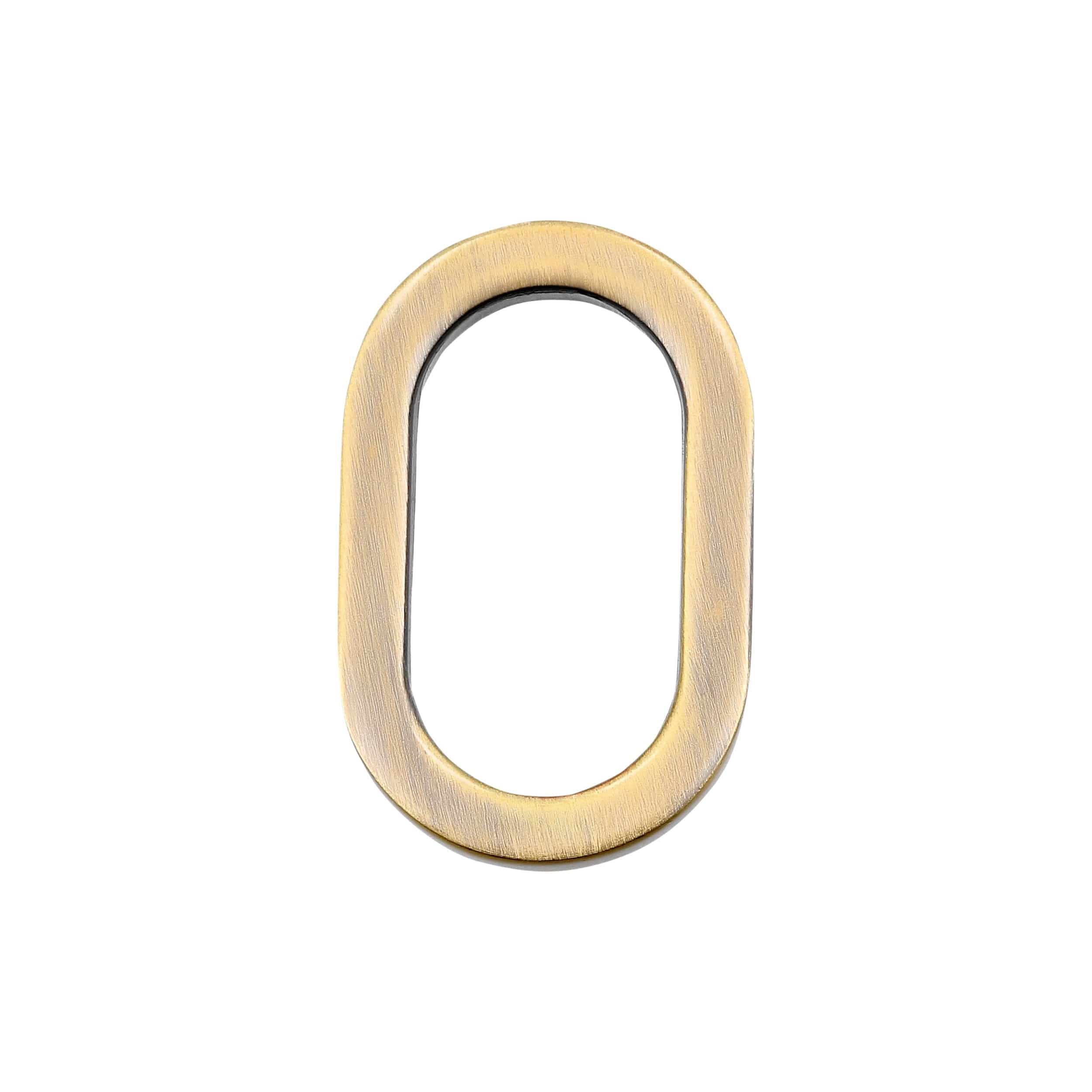 11/16" Antique Brass, Oval Flat Ring, Zinc Alloy
