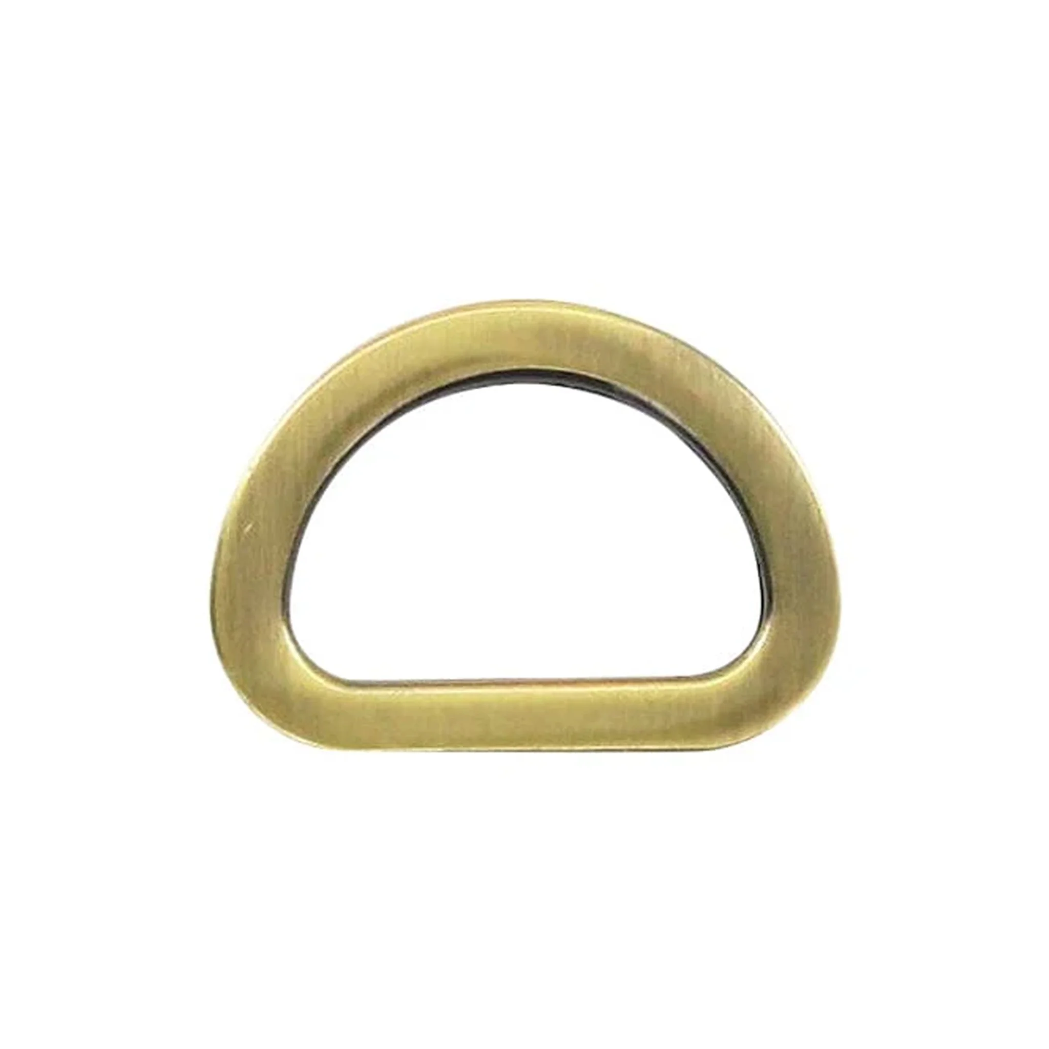 5/8" Antique Brass, Cast Flat D Ring, Zinc Alloy-PK5 - Image 3
