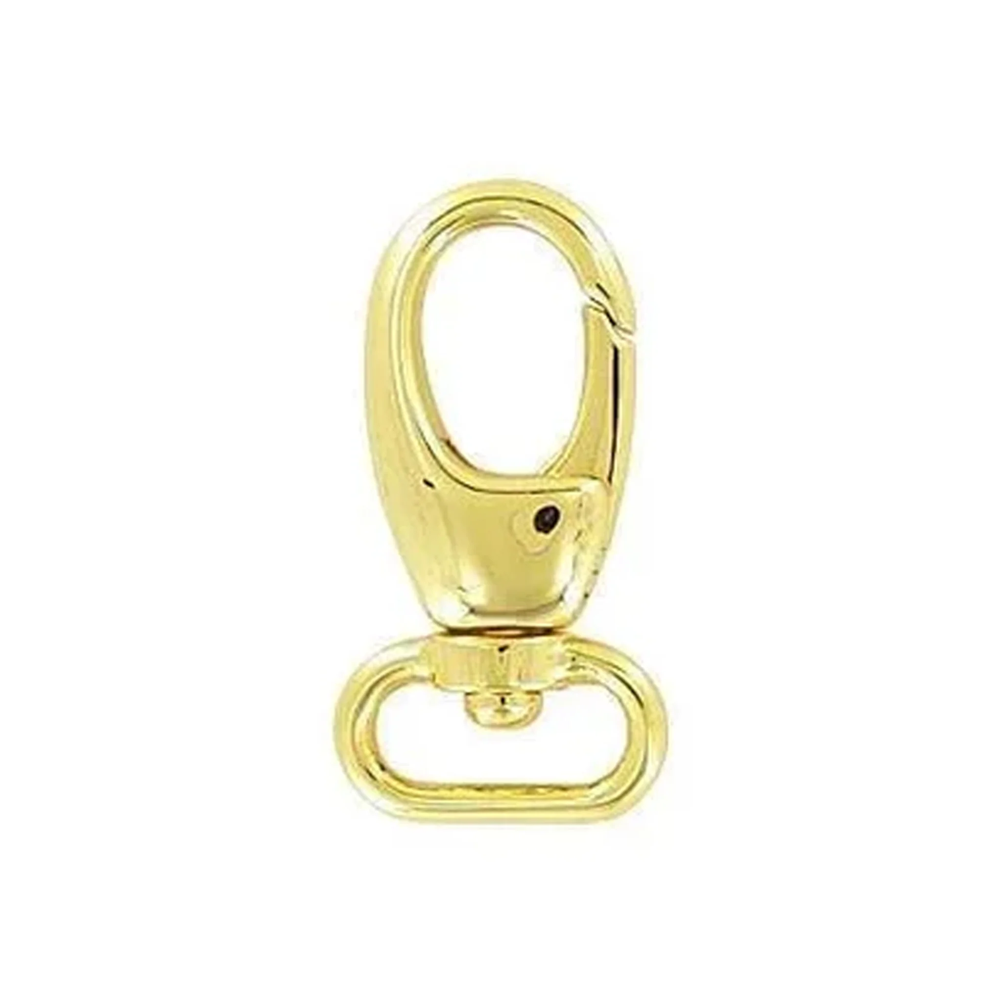 5/8" Shiny Gold, 1 5/8" Lever Swivel Snap Hook, Zinc Alloy - Image 3