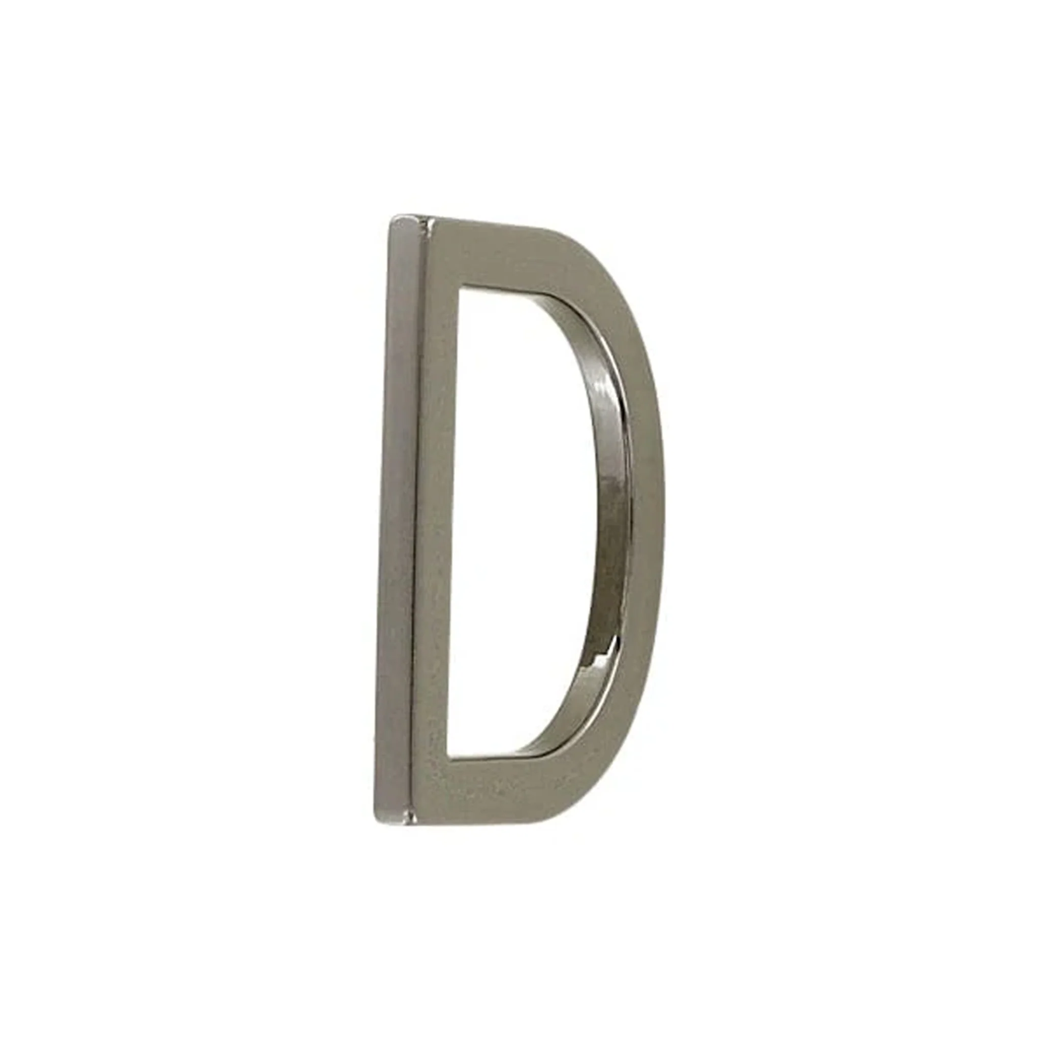 1"Gunmetal, Solid D Ring, Zinc Alloy - Image 3