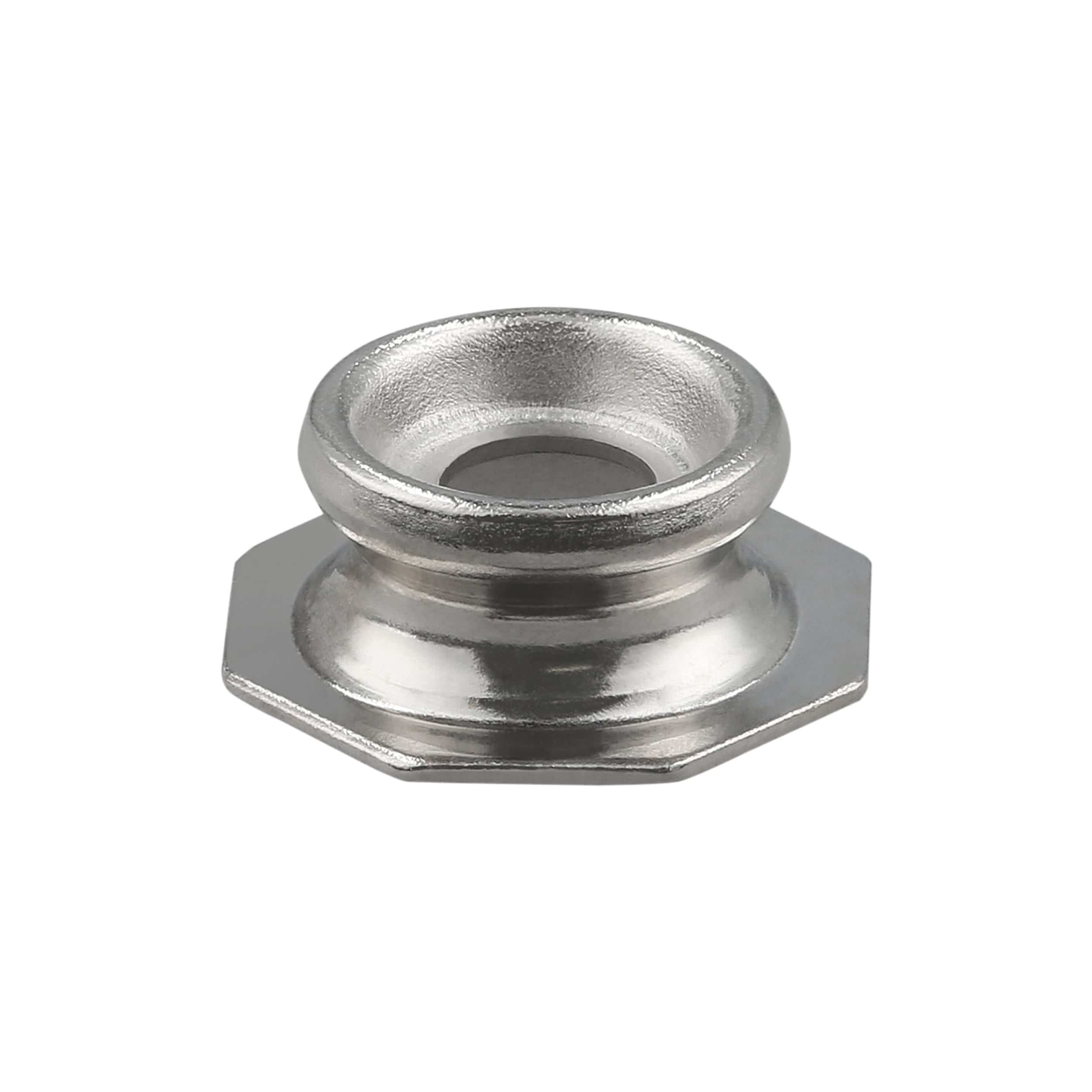 1/2" Nickel, Pull-The-DOT Snap Set (Pack of 10 Sets Complete), Solid Brass - Image 5
